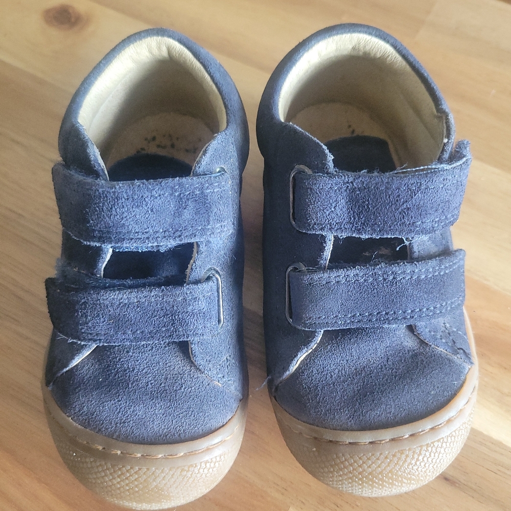 Naturino Cocoon Navy Blue Suede Shoes Size 6 US/22 EU